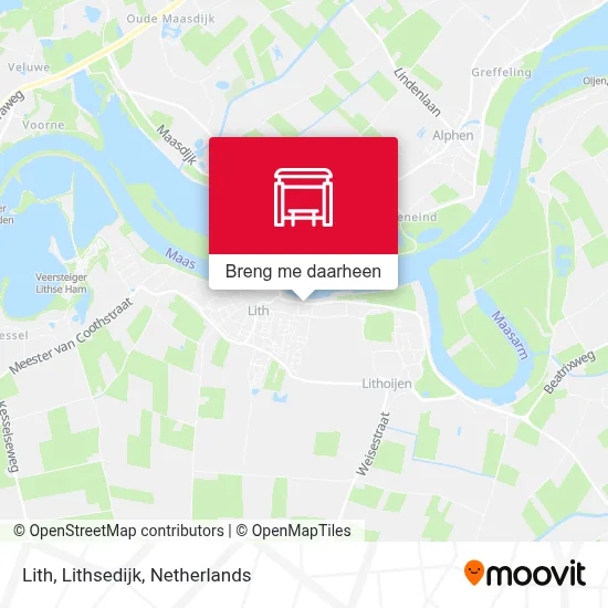 Lith, Lithsedijk kaart