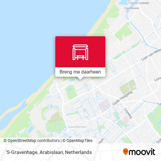 'S-Gravenhage, Arabislaan kaart