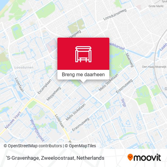 'S-Gravenhage, Zweeloostraat kaart