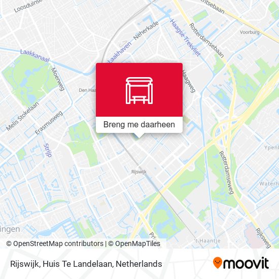 Rijswijk, Huis Te Landelaan kaart