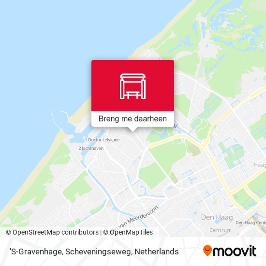 'S-Gravenhage, Scheveningseweg kaart