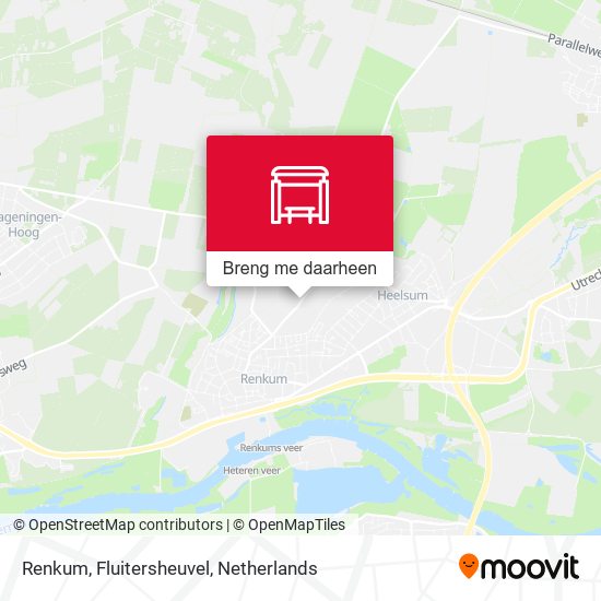 Renkum, Fluitersheuvel kaart