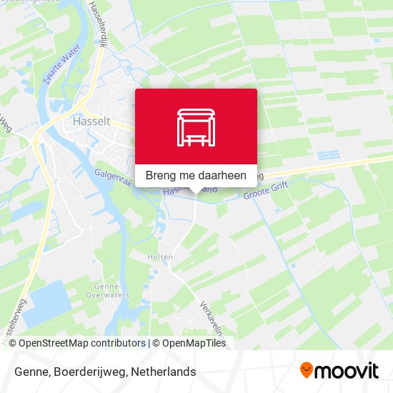 Genne, Boerderijweg kaart