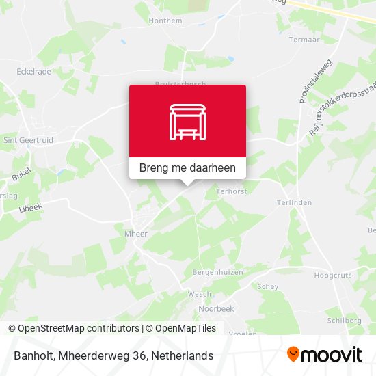 Banholt, Mheerderweg 36 kaart
