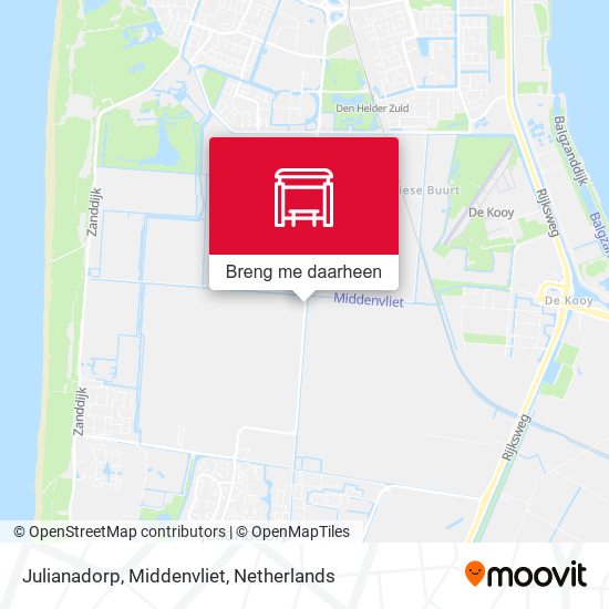 Julianadorp, Middenvliet kaart