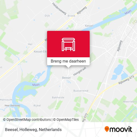 Beesel, Holleweg kaart