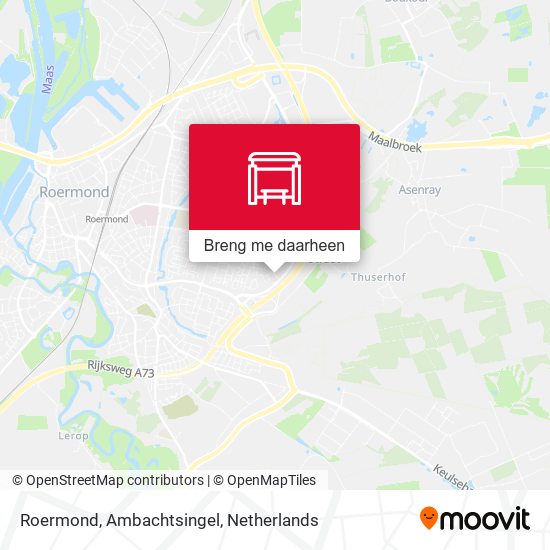 Roermond, Ambachtsingel kaart