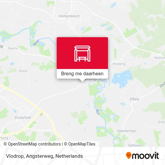 Vlodrop, Angsterweg kaart