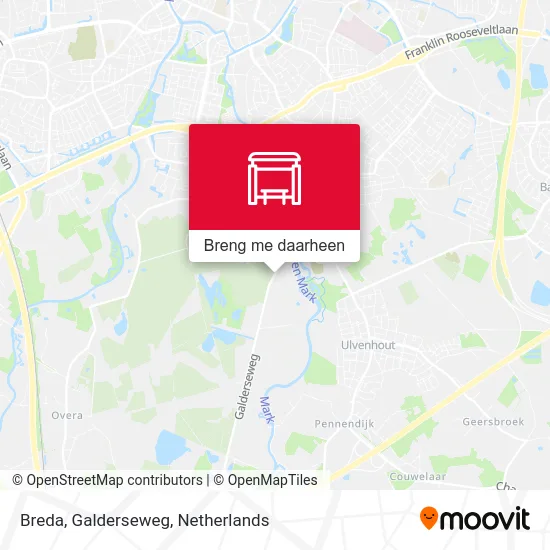 Breda, Galderseweg kaart