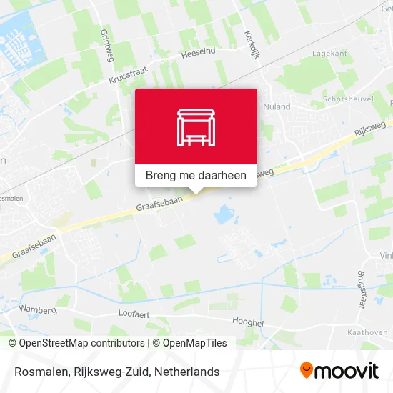 Rosmalen, Rijksweg-Zuid kaart