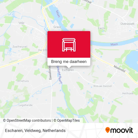 Escharen, Veldweg kaart