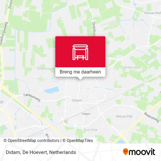 Didam, De Hoevert kaart