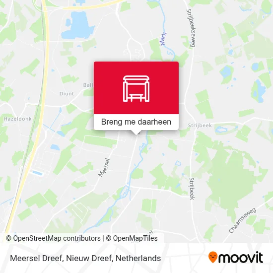 Meersel Dreef, Nieuw Dreef kaart