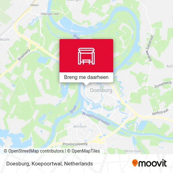 Doesburg, Koepoortwal kaart