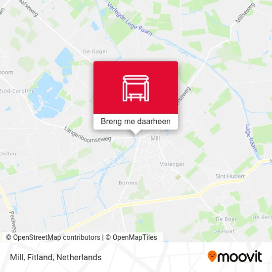 Mill, Fitland kaart