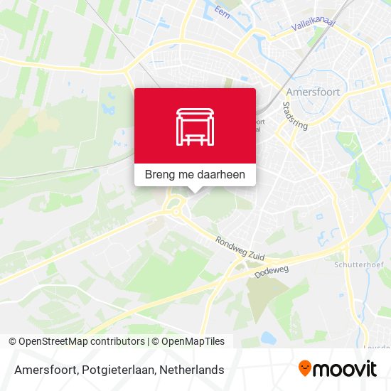 Amersfoort, Potgieterlaan kaart