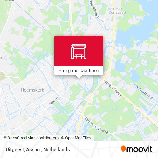 Uitgeest, Assum kaart