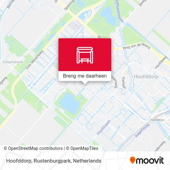 Hoofddorp, Rustenburgpark kaart