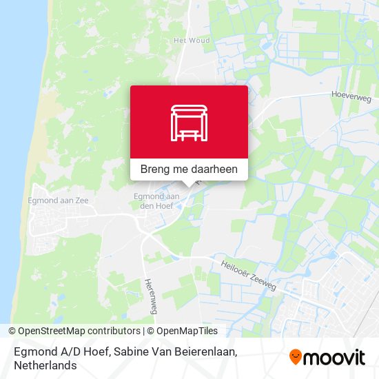 Egmond A / D Hoef, Sabine Van Beierenlaan kaart