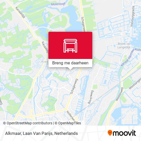 Alkmaar, Laan Van Parijs kaart