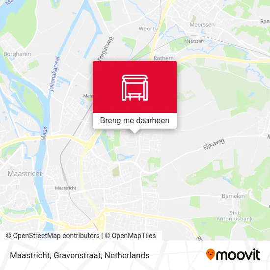 Maastricht, Gravenstraat kaart