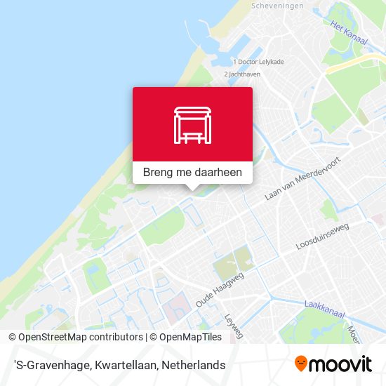 'S-Gravenhage, Kwartellaan kaart