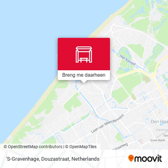 'S-Gravenhage, Douzastraat kaart