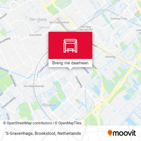 'S-Gravenhage, Broeksloot kaart