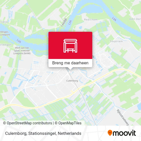 Culemborg, Stationssingel kaart