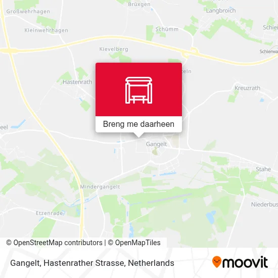 Gangelt, Hastenrather Strasse kaart