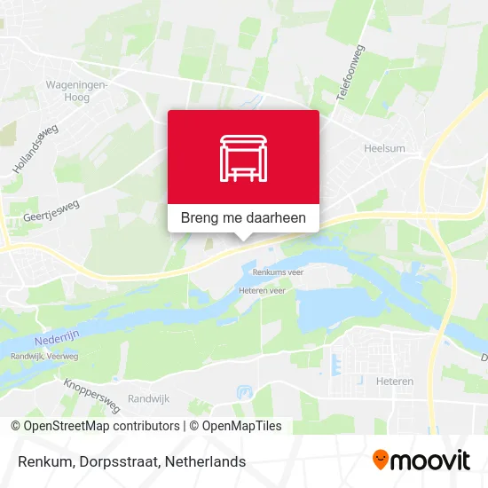 Renkum, Dorpsstraat kaart