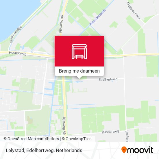 Lelystad, Edelhertweg kaart
