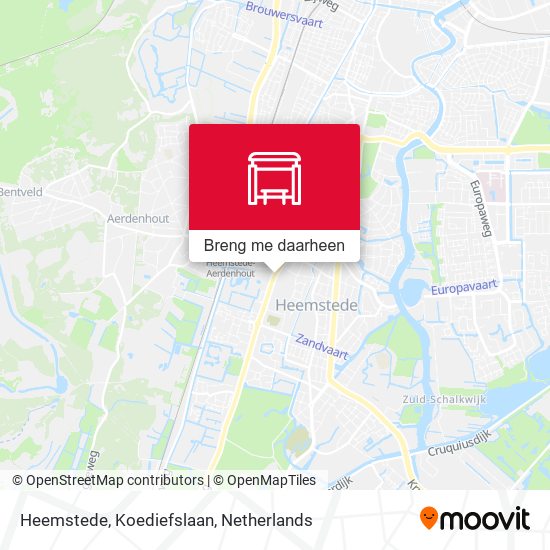 Heemstede, Koediefslaan kaart