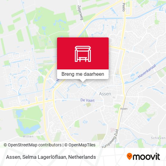 Assen, Selma Lagerlöflaan kaart