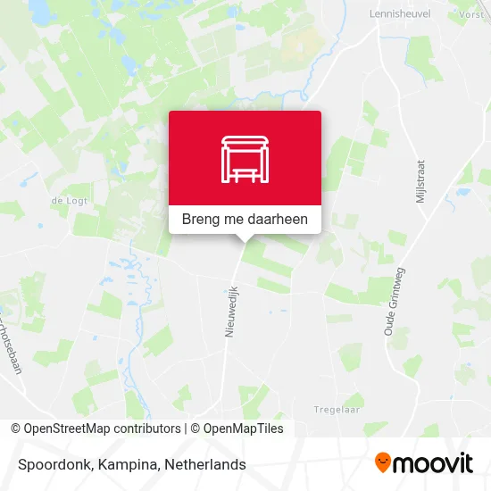 Spoordonk, Kampina kaart