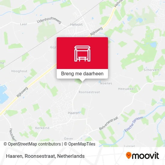 Haaren, Roonsestraat kaart