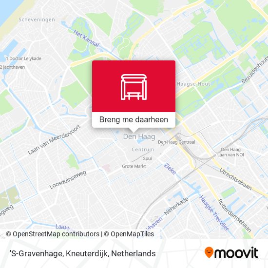 'S-Gravenhage, Kneuterdijk kaart