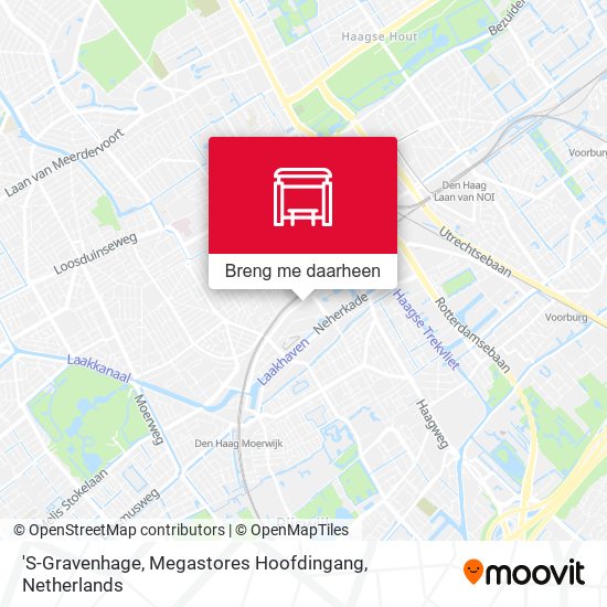 'S-Gravenhage, Megastores Hoofdingang kaart