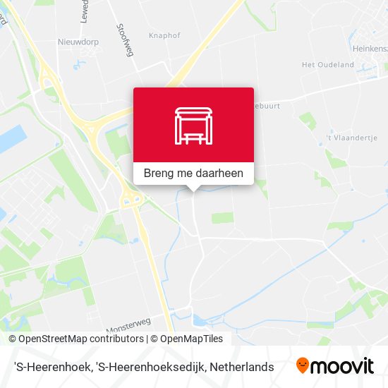 'S-Heerenhoek, 'S-Heerenhoeksedijk kaart