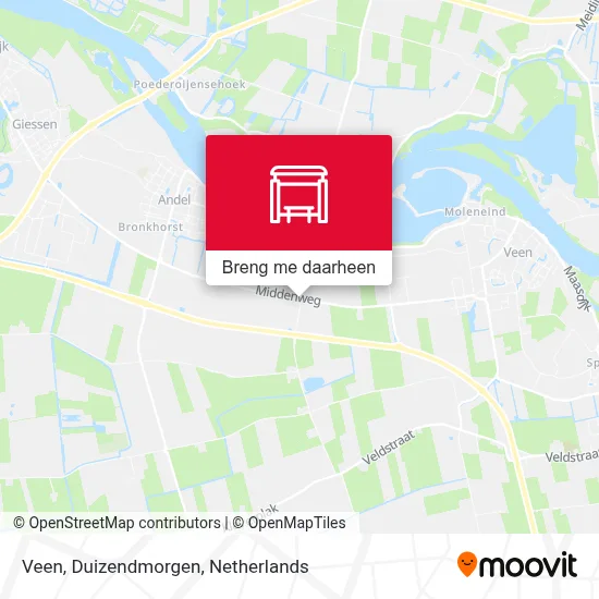 Veen, Duizendmorgen kaart