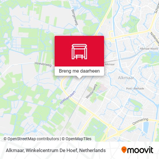 Alkmaar, Winkelcentrum De Hoef kaart