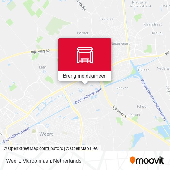 Weert, Marconilaan kaart