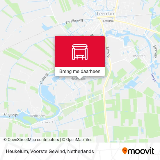 Heukelum, Voorste Gewind kaart