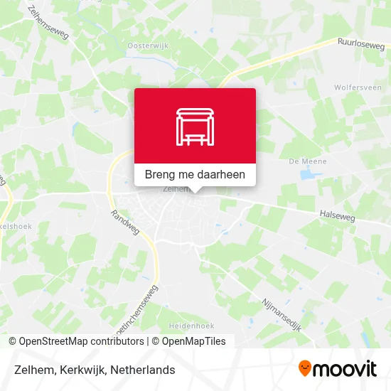 Zelhem, Kerkwijk kaart