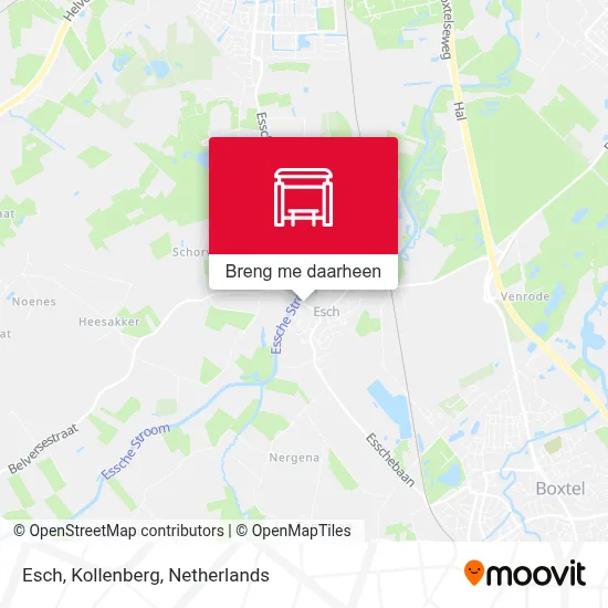 Esch, Kollenberg kaart