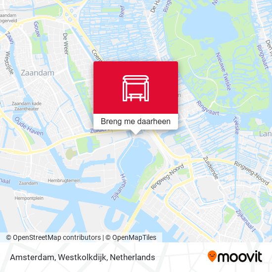 Amsterdam, Westkolkdijk kaart