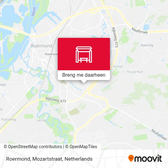 Roermond, Mozartstraat kaart