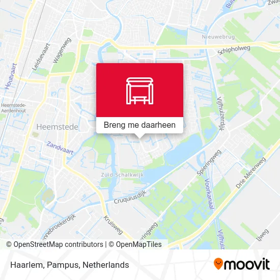 Haarlem, Pampus kaart