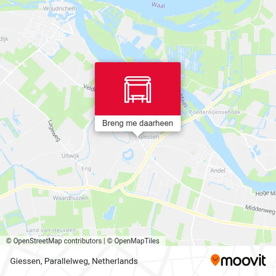 Giessen, Parallelweg kaart