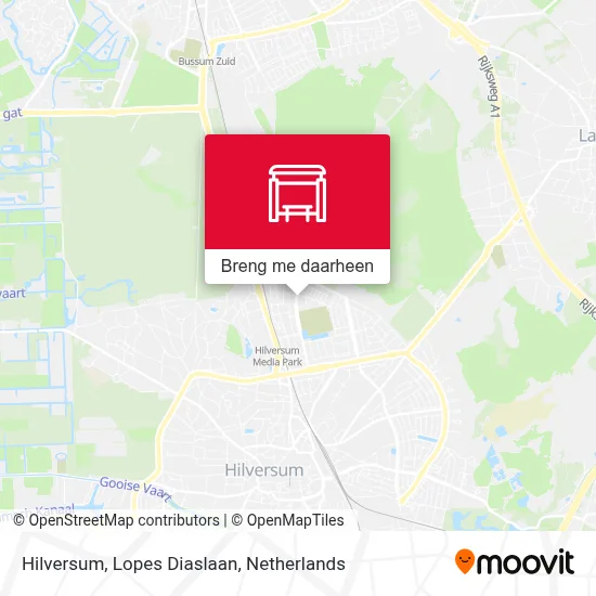 Hilversum, Lopes Diaslaan kaart